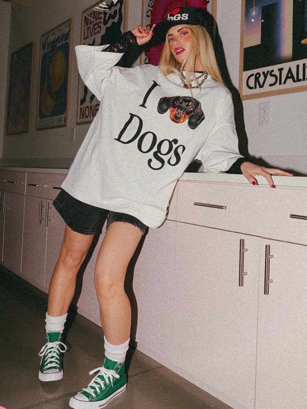 Dressed in LALA 'I 🐶 Dogs' Tee - Picture 5 of 5